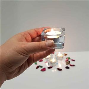 جاشمعی شیشه ای طرح ایکیا کوچک