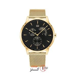 ساعت مچی مردانه تامی هیلفیگر مدل 1710386B-BLK-GP-G