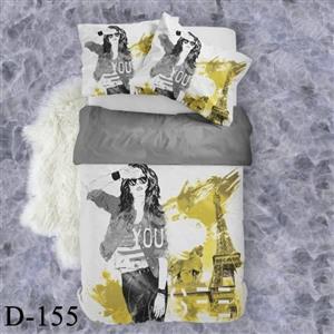 روتختی سه بعدی ساتن ابریشم ترک طرح مدرن – کد D 155