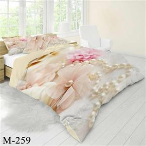 روتختی سه بعدی ساتن ابریشم ترک طرح گلدار – کد M 259