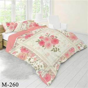روتختی سه بعدی ساتن ابریشم ترک طرح گلدار – کد M 260