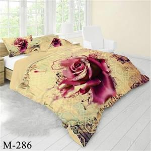 روتختی سه بعدی ساتن ابریشم ترک طرح گلدار – کد M 286