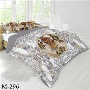 روتختی سه بعدی ساتن ابریشم ترک طرح کلاسیک – کد M 296