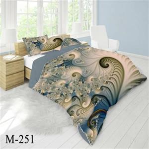 روتختی سه بعدی ساتن ابریشم ترک طرح کلاسیک – کد M 251