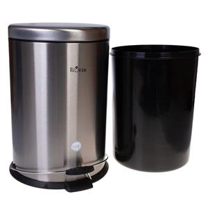 سطل زباله استیل رد فلاور حجم 20 لیتر Pedal Trash Can With Plastic Cover Litre 