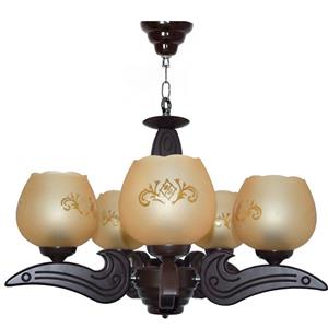 لوستر چشمه نور 5 شعله کد 504 Cheshmeh Noor Five Branches 504 Chandelier