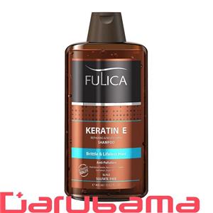 شامپو تقویت کننده و ترمیم کننده فولیکا حاوی کراتین Fulica Keratin E Shampoo 400ml