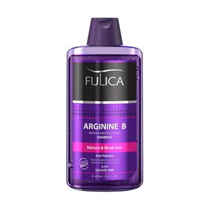 شامپو تقویت کننده براق موی سر فولیکا حاوی ارژنین ARGININE Fulica Argenine B Shampoo 400ml 