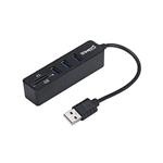 هاب 3 پورت USB 2.0 کارت خوان رویال مدل rh&r-448 رنگ مشکی