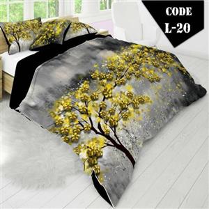 روتختی سه بعدی ساتن ابریشم ترک طرح طبیعت – کد 20