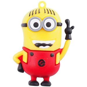 فلش مموری عروسکی کینگ فست مدل MN-24 طرح مینیون ظرفیت 32 گیگابایت KingFast Minions MN-24 Flash Memory - 32GB