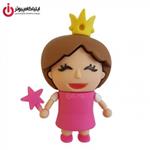 فلش مموری عروسکی کینگ فست مدل GI-13 طرح Funny Princess ظرفیت 32 گیگابایت