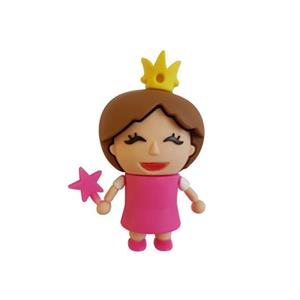 فلش مموری عروسکی کینگ فست مدل GI-13 طرح Funny Princess ظرفیت 32 گیگابایت 