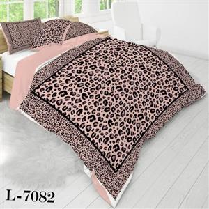 روتختی سه بعدی ساتن ابریشم ترک طرح پلنگی – کد 7082