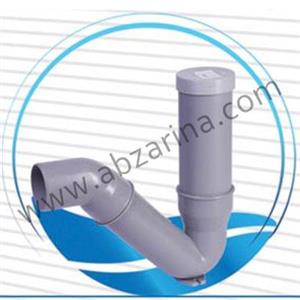 سیفون ۶۳ یک تکه با درپوش پوش فیت ۶۰ سانتیمتر نیوفلکس