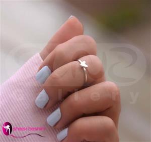 انگشتر نقره قلب 