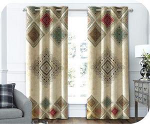 پرده چاپی طرح لوزی – کد 434   140*290