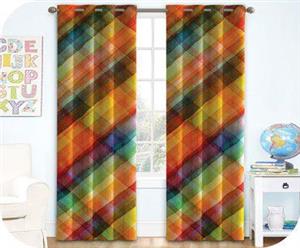 پرده چاپی طرح لوزی – کد 528  140*290