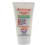 کرم ویتامینه و ضد آفتاب آرت وینا مدل Herbal حجم ۵۰ میل | Artvina Vitamine Anti Spot Spf50 Sunscreen Cream 50ml