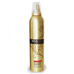 موس حالت دهنده مو گلد نووا Nova Gold Hair Mousse Natural Hold 300 Ml 