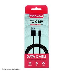 کابل Type-C تسکو مدل TC C169 طول 1 متر TSCO TC C169 USB to USB-C Cable 1m