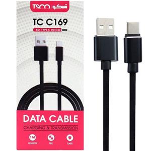 کابل Type-C تسکو مدل TC C169 طول 1 متر TSCO TC C169 USB to USB-C Cable 1m