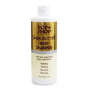 شامپو بدن شی باتر تاپ شاپ حجم ۵۰۰ Top shop Top Shop Shea Butter Body Shampoo 500ML