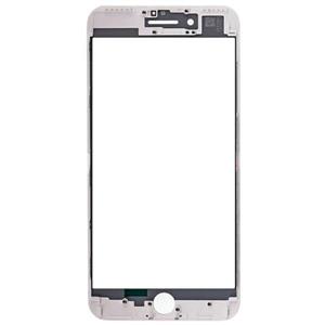 گلس تعمیراتی آیفون IPHONE 7 PLUS با فریم بدون OCA اورجینال سفید