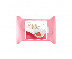 دستمال مرطوب آرایشی هندوانه میکاپ رز ۲۵ عددی MakeUp Rose MakeUp Rose Watermelon cleanser makeup remover