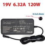 شارژر ASUS مدل 120 وات 19V 6.32A فیش سوزن دار 4.5x3.0 میلی متر 