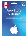 گیفت کارت اپل آیتونز 25 دلاری کانادا (CA)