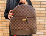 کیف کوله Louis Vuitton قهوه ای چهارخانه کد 5098 زنانه