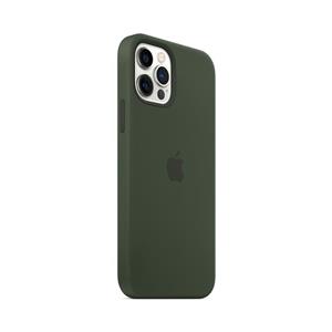 قاب سیلیکونی اورجینال آیفون 12 پرو مکس با قابلیت شارژ MagSafe Apple iPhone 12 Pro Max Silicone Case with MagSafe - Cyprus Green