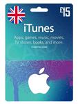 گیفت کارت اپل آیتونز 15 پوندی انگلیس (UK)