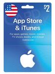 گیفت کارت اپل آیتونز 2 دلاری آمریکا (US)