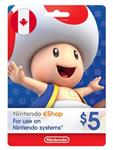 گیفت کارت نینتندو 5 دلاری کانادا (CA)