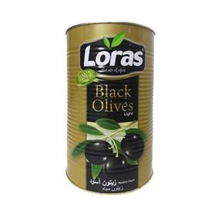 زیتون سیاه فلزی هسته دار لوراس  LORAS 2500 گرمی