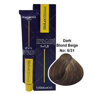 رنگ مو سالرم مدل بلوند بژ تیره شماره ۶,۳۱