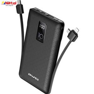 پاور بانک 10000mAh  اوی مدلAWEI  P8K
