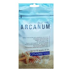 پودر دکلره خرچنگ ارکانوم 40 گرمی Arcanum Dust Free Crabs Bleaching Powder 