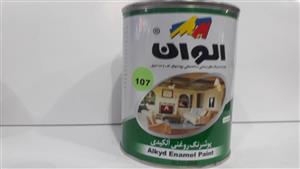 رنگ روغنی 1کیلو الوان مارک سبز رنگ سبزکد 107