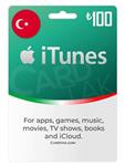 گیفت کارت اپل آیتونز 100 لیره ترکیه (TR)