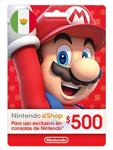 گیفت کارت نینتندو 500 پزوی مکزیک (MX)