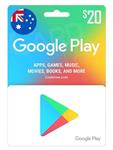 گیفت کارت گوگل پلی 20 دلاری استرالیا (AU)