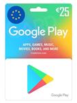 گیفت کارت گوگل پلی 25 یورو اروپا (EU)