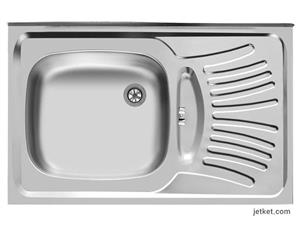 سینک ظرفشویی مدل 124 اخوان روکار  (سایز50*80) Akhavan 124
