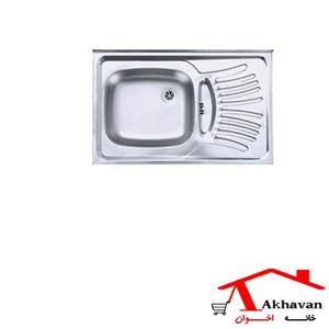 سینک ظرفشویی مدل 124 اخوان روکار  (سایز50*80) Akhavan 124