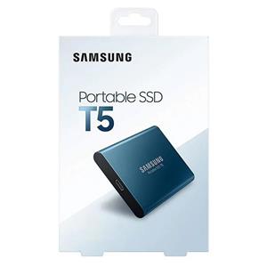 حافظه SSD اکسترنال سامسونگ مدل T5 ظرفیت ۵۰۰ گیگابایت (پشتیبانی از USB 3.2 Type C) SSD External Samsung T5 500GB