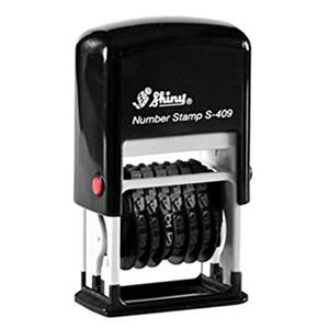 دستگاه مهر شاینی 6 رقم مدل S-409 نمراتور 4 میل