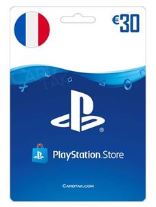 گیفت کارت پلی استیشن 30 یورو فرانسه FR PlayStation Gift Card EUR France 